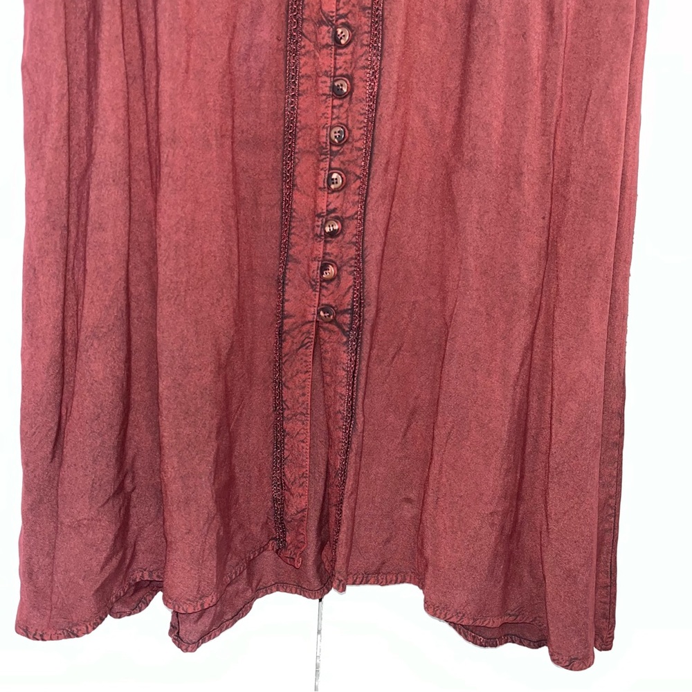 India Boutique free size burgundy jumper dress - Picture 10 of 14